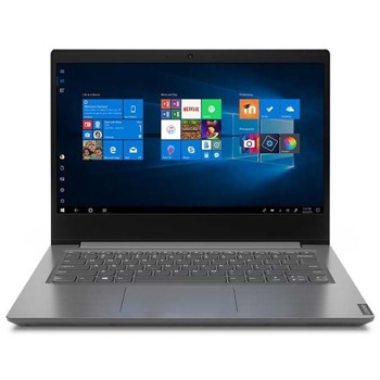 Лаптоп Lenovo V14 IIL (82C4022DBM)(сив), двуядрен Ice Lake Intel Core i3-1005G1 1.2/3.4 GHz, 14" (35.56 cm) Full HD TN Anti-Glare Display, (HDMI), 8GB DDR4, 256GB SSD, 2x USB 3.0, Windows 10 Pro | JAR Computers Lenovo V14 IIL 82C4022DBM