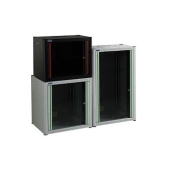 Комуникационен шкаф Mirsan MR-16-WTC66, 19", 16U, 755 x 600 x 565 мм, предна стъклена врата, до 80кг. товароносимост, сив | JAR Computers Mirsan MR-16-WTC66