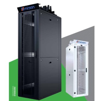 Комуникационен шкаф Mirsan MR-42-DC6011, 19", 42U, 600 x 1100 x 2028 мм, перфорирани врати, сив | JAR Computers Mirsan MR-42-DC6011