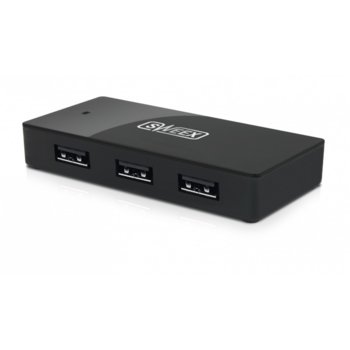 USB HUB 4xUSB2.0, Sweex Black (US180)