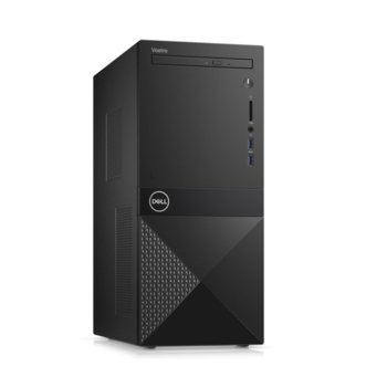 Настолен компютър Dell Vostro 3671 MT (N510VD3671EMEA01_R2005_22NM), четириядрен Coffee Lake Intel Core i3-9100 3.6/4.2 GHz, 8GB DDR4, 1TB HDD, 2x USB 3.1, клавиатура и мишка, Windows 10 Pro | JAR Computers Dell Vostro 3671 MT