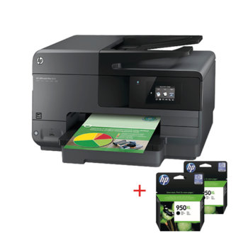 HP Officejet Pro 8610 A7F64A + 2x HP 950XL черен