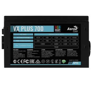 AeroCool VX PLUS 700W RGB ACPN-VS70AEY.1R