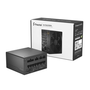 Захранване Fractal Design Ion Gold, 550W, Active PFC, 80 Plus Gold, 140mm вентилатор | JAR Computers Fractal Design Ion Gold 550W