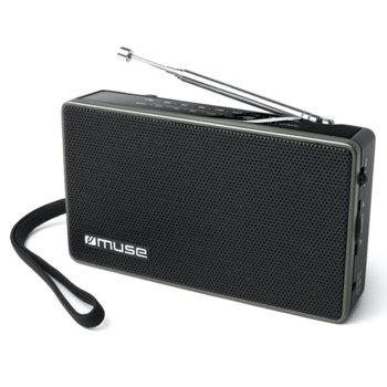 Радио Muse M-030R, FM/AM, черно | JAR Computers Muse M-030R Радио