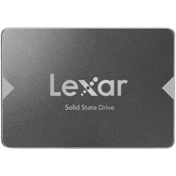 Памет SSD 128GB Lexar NS100, SATA (6Gb/s), 2.5" (6.35 cm), скорост на четене 550 MB/s, скорост на запис 440 MB/s | JAR Computers Lexar NS100 128GB