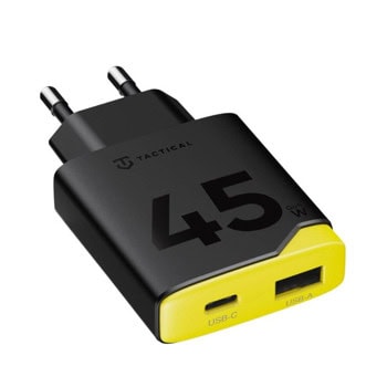Tactical Minimi GaN 45W Wall Charger черен