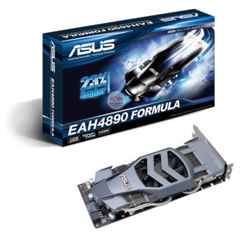 Видео карта ATi 4890, 1GB, Asus EAH4890 Formula/HTDI/1GD5, PCI-E, DDR5, 256bit, 2xDVI (HDCP) | JAR Computers ATi 4890