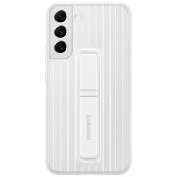 Samsung S22+ Protective Standing Cover White