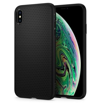 Spigen Liquid Air Case за iPhone XS Max (черен)