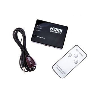 Суич DF18226 HDMI, 3x порта, 1920x1080, 2.5Gbps/250MHz | JAR Computers DF18226 HDMI Switch