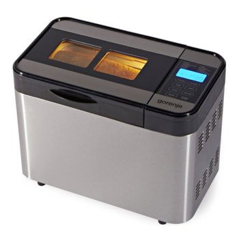 Хлебопекарна Gorenje BM 1400 E, 815W, 12 програми, aвтоматично набухване на тесто, функция за поддържане на топлината, сребриста image