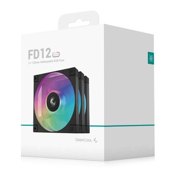 DeepCool FD12 Black 3-pack R-FD12-BKAPN3-G