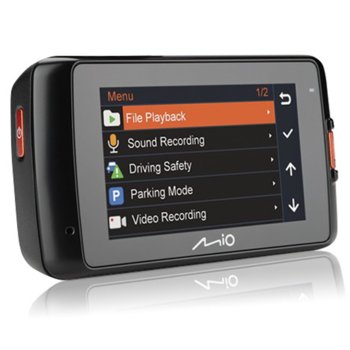 MIO MiVue 608, автомобилна камера, Full HD, 2.7" (6.85 cm) LCD дисплей, 2 Mpix, 2x Micro SD slot, G-Sensor | JAR Computers MIO MiVue 608 (2 Slots)