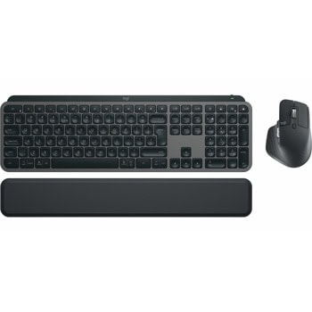 Клавиатура Logitech MX Keys S Combo, безжична, USB-C rechargeable, черна, USB | JAR Computers Logitech MX Keys S Combo - GRAPHITE