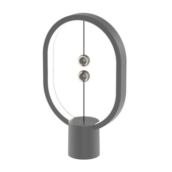 LED настолна лампа Allocacoc HENG Balance Lamp Mini DH0098DG, 3W, 5V, 175 lm, USB-C, 1м. кабел, сив | JAR Computers Allocacoc HENG Balance Lamp Mini DH0098DG