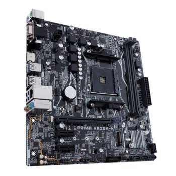 Дънна платка Asus PRIME A320M-K, A320, AM4, DDR4, PCI-E(HDMI,VGA), 4x SATA 6Gb/s, 1x M.2 slot, 4x USB 3.1 Gen 1, 2x USB 2.0, mATX | JAR Computers Asus Prime A320M-K