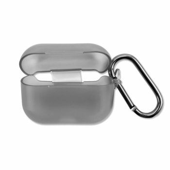 Калъф за слушалки 4Smarts Soft Cover Invisible Slim 4S467817, за Apple AirPods Pro, силиконов, прозрачен-черен | JAR Computers 4Smarts Soft Cover Invisible Slim 4S467817