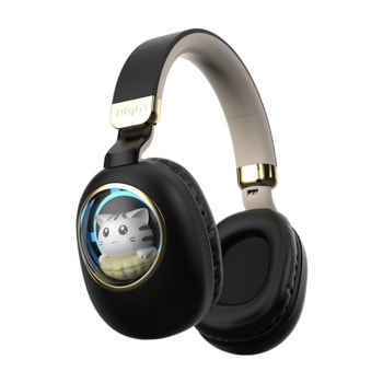 Слушалки Gjby CA-037, безжични, микрофон, Bluetooth, време на работа до 12 часа, черни | JAR Computers Слушалки Gjby CA-037 20652