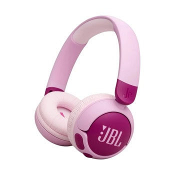 Слушалки JBL Junior 320BT, безжични, Bluetooth, микрофон, 30mm говорители, до 50 часа време на работа, детски, розови | JAR Computers JBL Junior 320BT PUR JBLJR320BTPUR