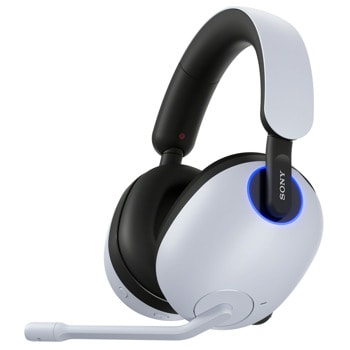 Слушалки Sony Inzone H9 White (WHG900NW.CE7), микрофон, безжични, Bluetooth, гейминг, шумопотискане, 360 Spatial Sound, до 32 часа време на работа, бели | JAR Computers Sony Inzone H9 White WHG900NW.CE7