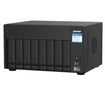 Мрежови диск (NAS) Qnap TS-832PX-4G, четириядрен AnnapurnaLabs Alpine AL324 ARM Cortex-A57 1.7 GHz, без твърд диск (8x 3.5-inch SATA 6Gb/s), 4GB DDR4, 2x 2.5 Gigabit Ethernet, 2x 10GbE SFP+, 250W | JAR Computers Qnap TS-832PX-4G