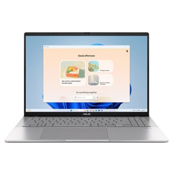 Лаптоп Asus Vivobook S16 S3607CA-RP036 (90NB16I2-M002H0)(сив), шестнадесетядрен Intel Core Ultra 7 255H 2.0/5.1 GHz, 16" (40.64 cm) WUXGA OLED Glare Display (HDMI), 16GB DDR5, 1TB SSD NVMe, 2x USB 3.2 Gen 1 Type-C, No OS, 1.70 kg | JAR Computers asus vivobook s16 s3607ca-rp036 90nb16i2-m002h0