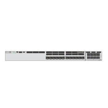 Суич Cisco Catalyst 9300X, 25Gbps, 12 порта, 12x 1/10/25 Gigabit SFP28 | JAR Computers CISCO Catalyst 9300X 12x25G