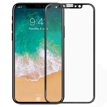 Защитно фолио за iPhone XS Max 5D black