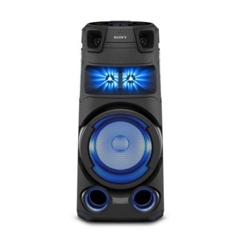 Тонколона Sony MHC-V73D Party, 2.0, Bluetooth, FM/DAB/RDS, CD/DVD, 3.5mm жак, NFC, черна | JAR Computers Sony MHC-V73D