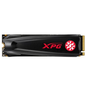Памет SSD 512GB A-Data XPG GAMMIX S5, NVMe, M.2 2280, скорост на четене 2100 MB/s, скорост на запис 1500 MB/s | JAR Computers ADATA GAMMIX S5 512G M2 PCIE