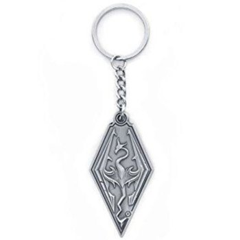 Gaya Entertainment Skyrim Dragon Symbol keychain