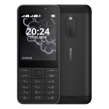 Nokia 230 2024 Dual Sim Black Нарушена опаковка