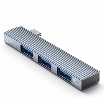 USB хъб Orico AH-W13-GY, 3 порта, от USB Type-C към 1x USB 3.0 Type-A/1x USB 2.0 Type-A, сив image