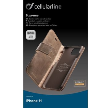 Cellular Line Book Supreme за iPhone 11