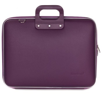 Чанта за лаптоп Bombata Maxibombata Classic Plum purple, до 17" (43.18 cm), с дръжка, лилава | JAR Computers Bombata Maxibombata Classic 17 inch plum purple