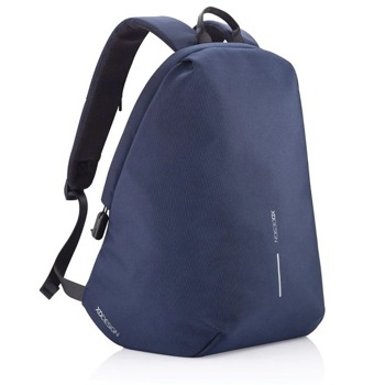 Раница за лаптоп XD Design Bobby Soft (P705.795), до 15.6" (39.62 cm), USB порт за зареждане, скрити ципове, няма достъп отпред, водоотблъскващ материал, синя | JAR Computers XD Design Bobby Soft морскосиня P705.795