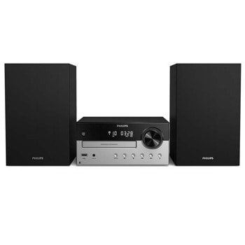 Микро аудио система Philips TAM4205/12, 2.0, 60W, Bluetooth, USB, AUX, черна image