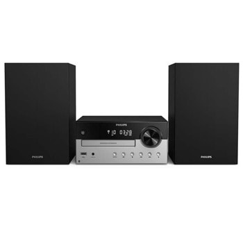 Микро аудио система Philips TAM4205/12, 2.0, 60W, Bluetooth, USB, AUX, черна | JAR Computers Philips TAM4205/12