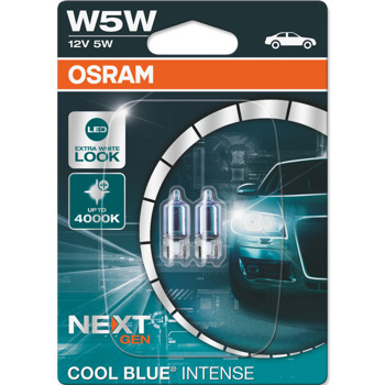 Автомобилна крушка Osram 2825CBN, 5W, 50lm, W5W, W2.1x9.5d, халогенна, 2 броя в опаковка | JAR Computers Osram 2825CBN 5W 50lm 2825CBN