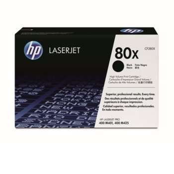 КАСЕТА ЗА HP LaserJet Pro 400 M401 series - Black - P№ CF280X - заб.: 6900 брой копия | JAR Computers HP LaserJet Pro 400 M401 series - Black - P№ CF2…