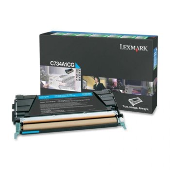 КАСЕТА ЗА LEXMARK OPTRA C734/C736/X734/X736/X738 - Cyan - P№ C734A1CG - заб.: 6000k | JAR Computers КАСЕТА ЗА LEXMARK OPTRA C 73x/X73x - Cyan