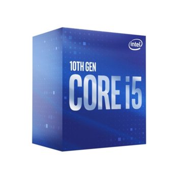 Процесор Intel Core i5-10500, шестядрен (3.1/4.5GHz, 12MB Cache, 1150MHz графична честота, LGA1200) BOX, с охлаждане | JAR Computers Intel Comet Core I5-10500 Box