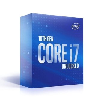 Процесор Intel Core i7-10700K, осемядрен (3.8/5.1 GHz, 16MB Cache, 1200MHz графична честота, LGA1200), Box, без охлаждане | JAR Computers Intel Core i7-10700K BOX BX8070110700K