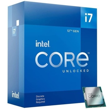 Процесор Intel Core i7-12700F, дванадесетядрен (2.1/4.9GHz, 25MB Cache, LGA1700) BOX, с охлаждане | JAR Computers Intel Core i7-12700F Box BX807151270