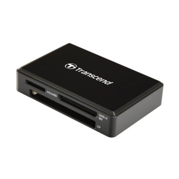 Четец за карта Transcend RDF9K2, USB 3.1 Gen 1/Micro USB, SD/microSD/CompactFlash, черен image