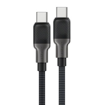 Кабел Acefast C10-03, от USB C(м) към USB C(м), 1.2m, 60W, черен | JAR Computers кабел acefast c10-03 black