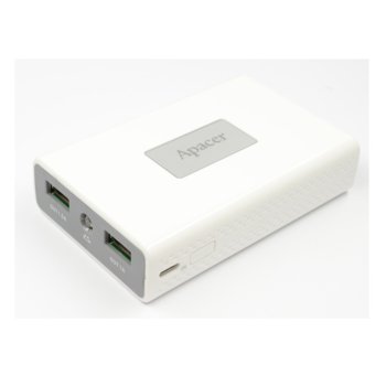 Apacer B120 power bank 6600mAh  бяла