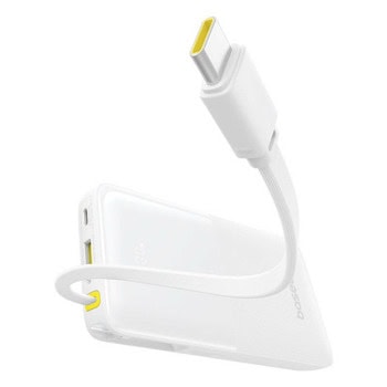 baseus bipow 2 20w 10000mah бял