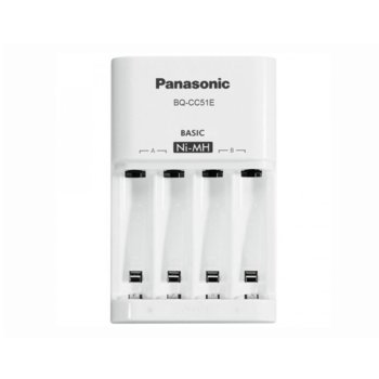 Panasonic Eneloop Basic Charger + 4 бр. AA